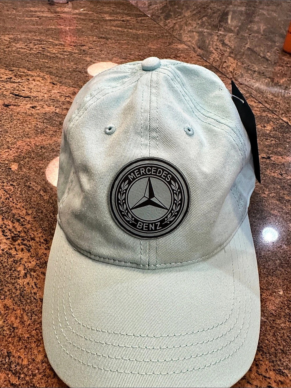 Mercedes-Benz Mer Relaxed Golf Cap Mint Green & Pink